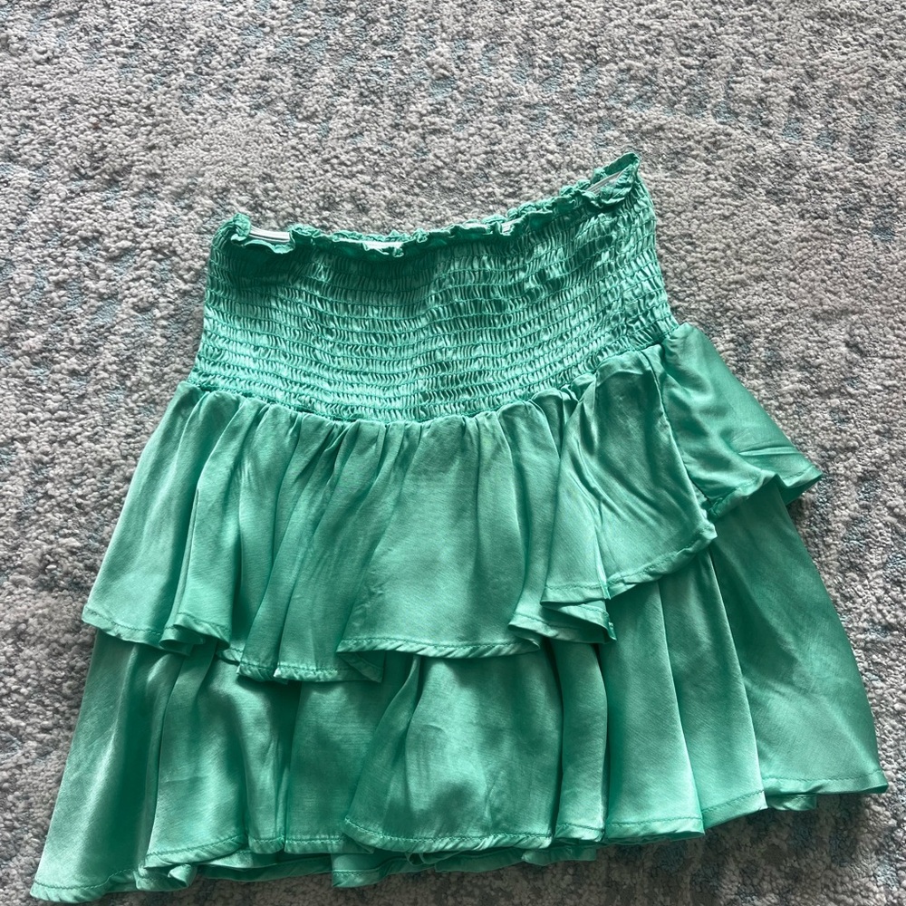 Rays for Days green mini skirt size XS